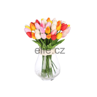 10ks umělých tulipánů. Nádherné kvalitní tulipány k nerozeznání od živých