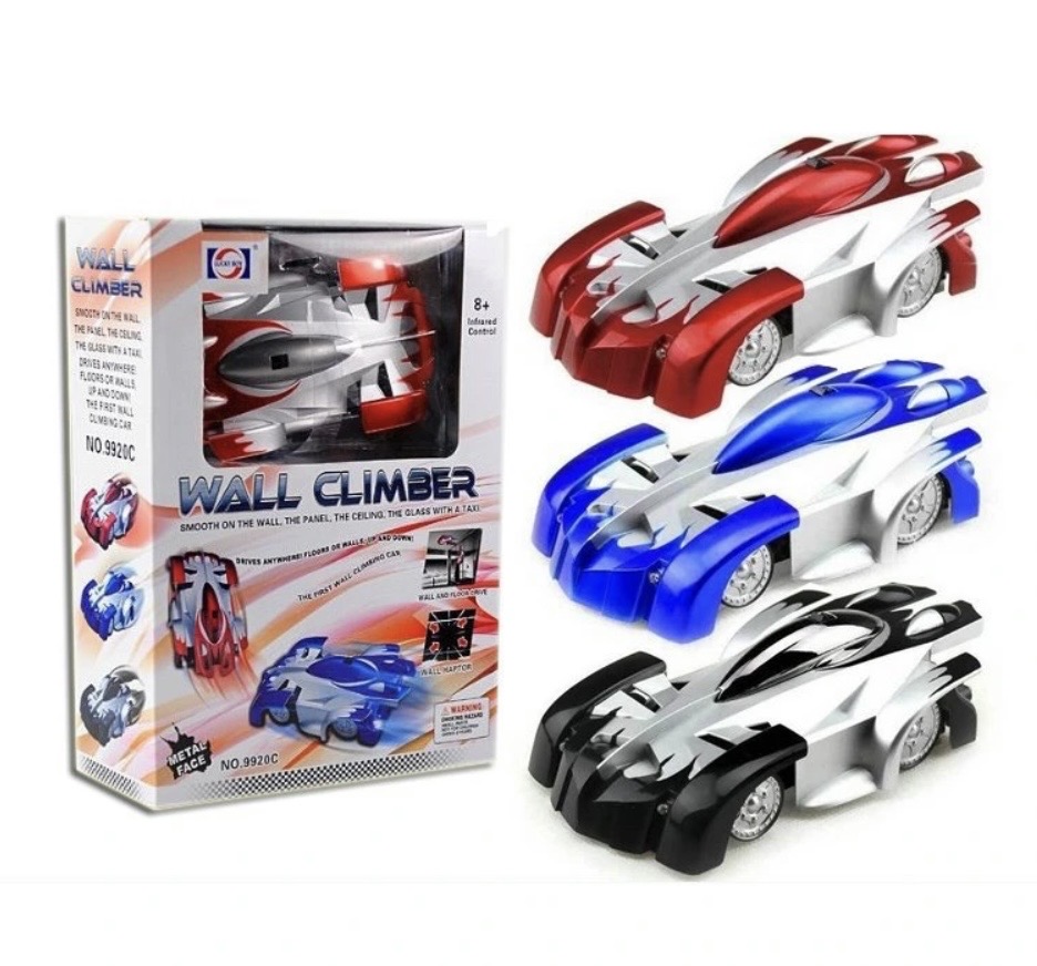 Auťíčko jezdící po zdi WALL CLIMBER - Antigravitační autíčko - RŮZNÉ DRUHY